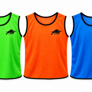 FENBI Trainingsleibchen in Grün, Orange und Blau mit Bullen-Logo